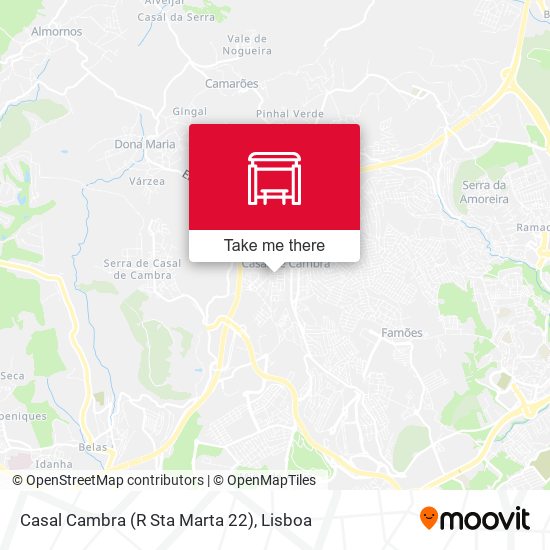 Casal Cambra (R Sta Marta 22) mapa