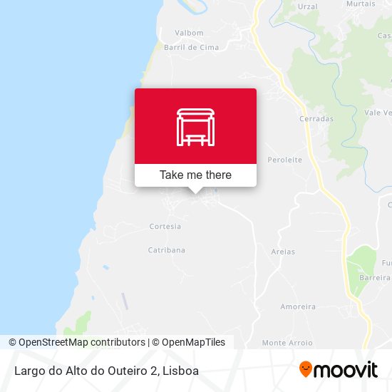 Largo do Alto do Outeiro 2 mapa