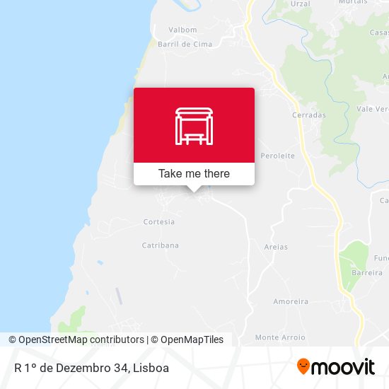R 1º de Dezembro 34 mapa