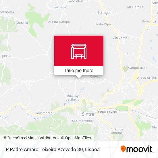 R Padre Amaro Teixeira Azevedo 30 mapa