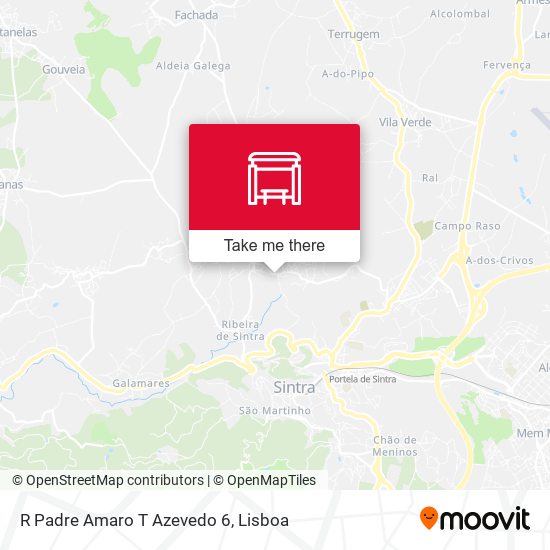 R Padre Amaro T Azevedo 6 map