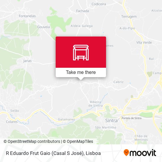 R Eduardo Frut Gaio (Casal S José) mapa