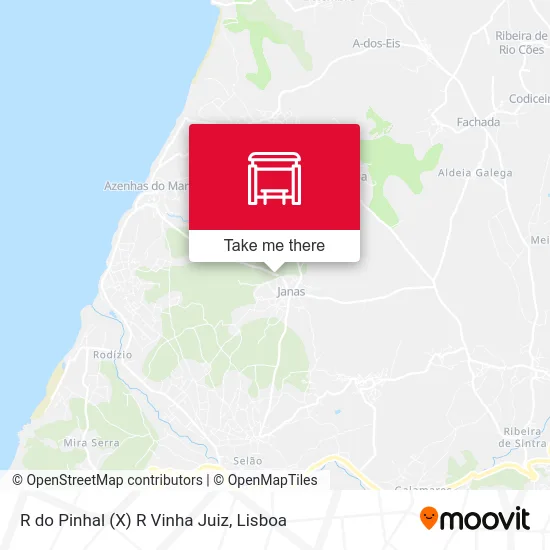 R do Pinhal (X) R Vinha Juiz map