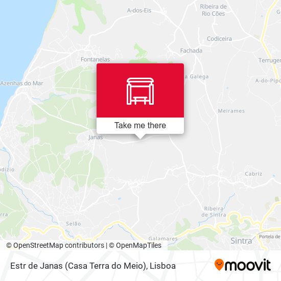 Estr de Janas (Casa Terra do Meio) mapa