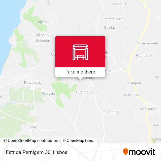 Estr da Pernigem 30 map