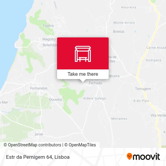 Estr da Pernigem 64 map