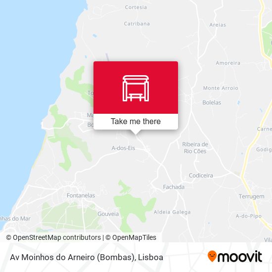 Av Moinhos do Arneiro (Bombas) map