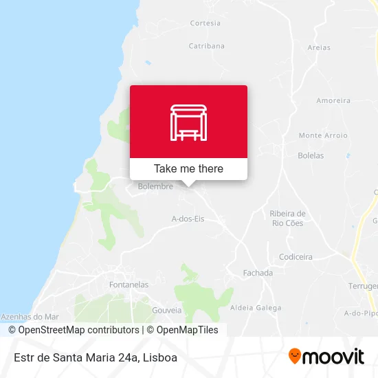 Estr de Santa Maria 24a map