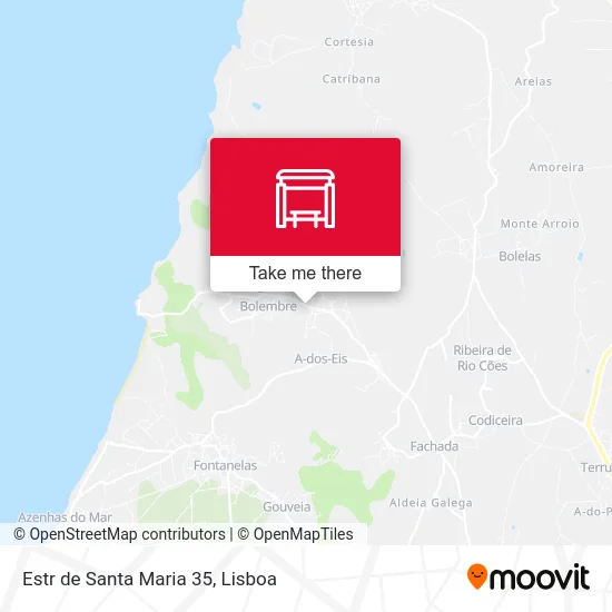 Estr de Santa Maria 35 map