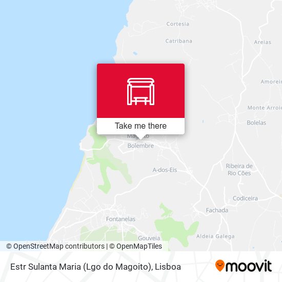 Estr Sulanta Maria (Lgo do Magoito) map