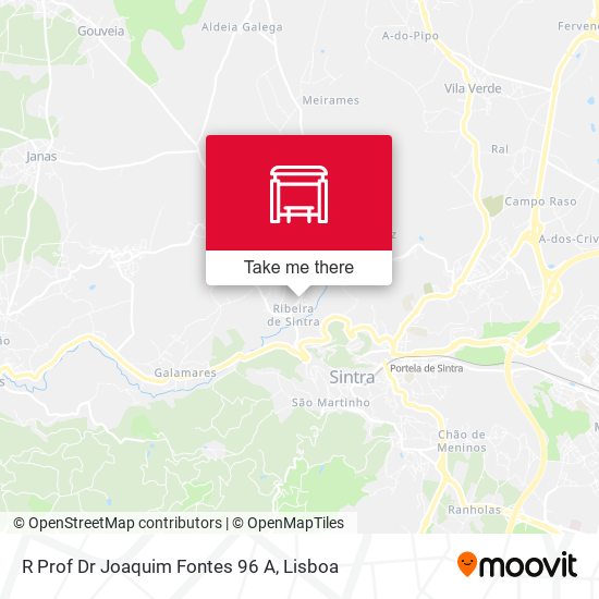 R Prof Dr Joaquim Fontes 96 A map