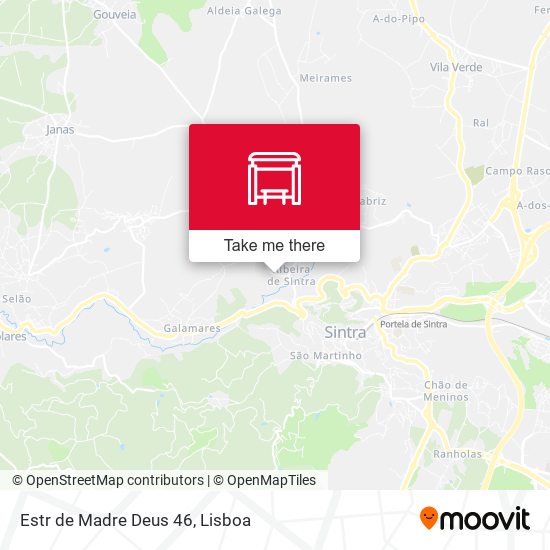 Estr de Madre Deus 46 mapa