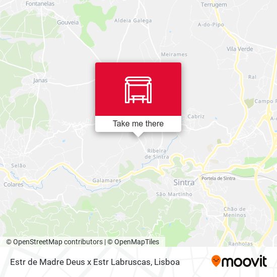 Estr de Madre Deus x Estr Labruscas map