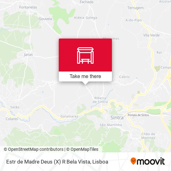 Estr de Madre Deus (X) R Bela Vista map