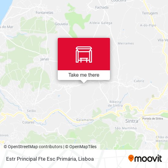 Estr Principal Fte Esc Primária map