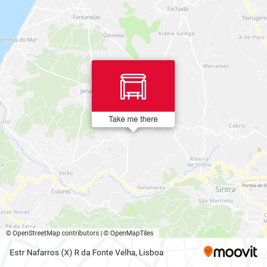 Estr Nafarros (X) R da Fonte Velha map