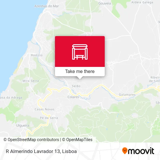 R Almerindo Lavrador 13 map