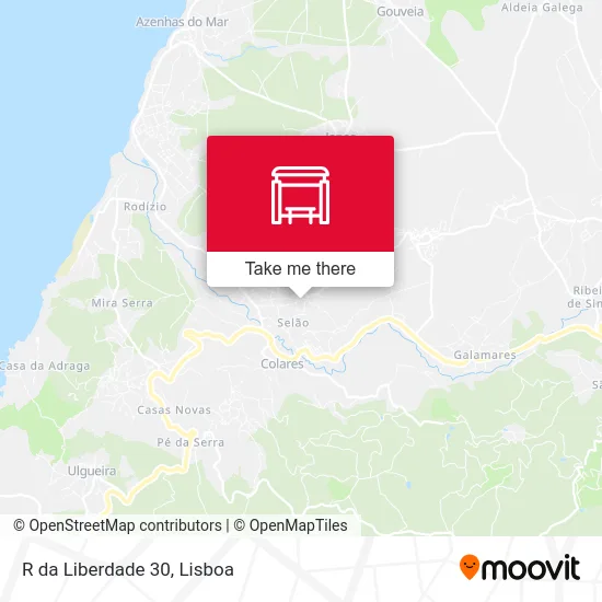 R da Liberdade 30 map