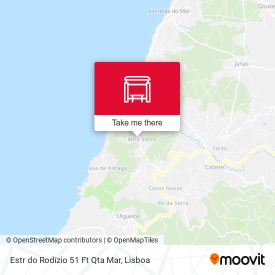 Estr do Rodízio 51 Ft Qta Mar map