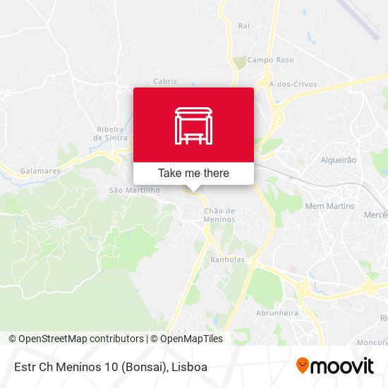 Estr Ch Meninos 10 (Bonsai) mapa