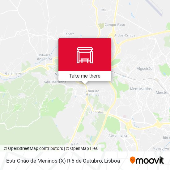 Estr Chão de Meninos (X) R 5 de Outubro map