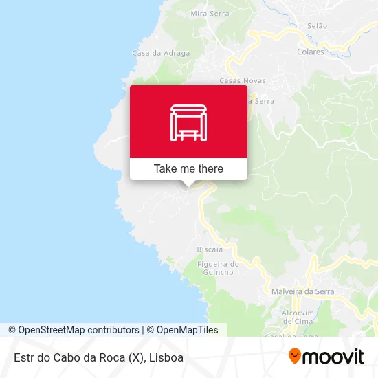 Estr do Cabo da Roca (X) map