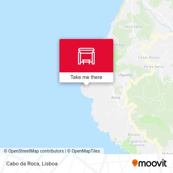Cabo da Roca map