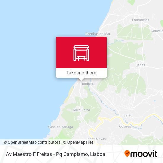 Av Maestro F Freitas - Pq Campismo mapa