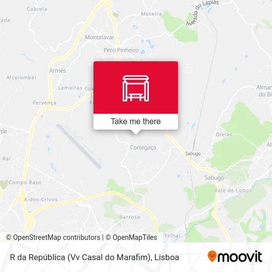 R da República (Vv Casal do Marafim) map