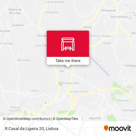 R Casal da Ligeira 20 mapa