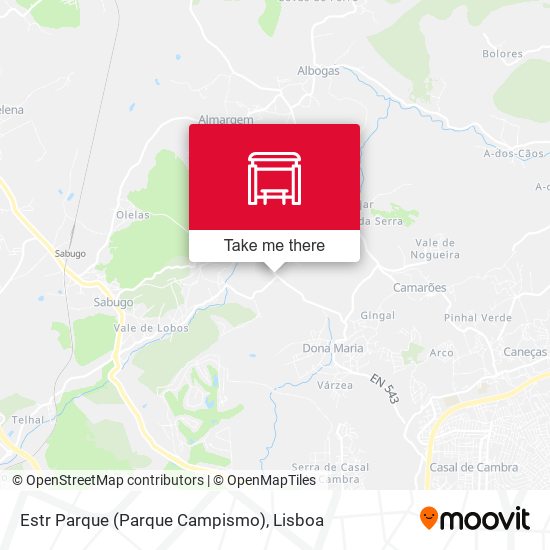 Estr Parque (Parque Campismo) mapa