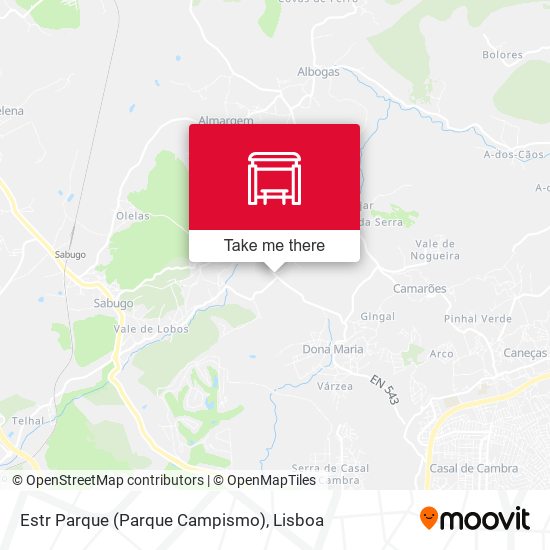 Estr Parque (Parque Campismo) mapa