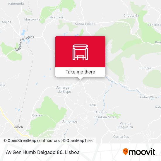 Av Gen Humb Delgado 86 mapa