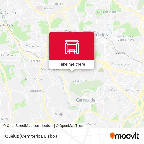 Queluz (Cemitério) mapa