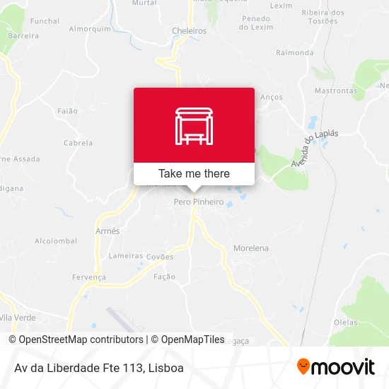 Av da Liberdade Fte 113 map