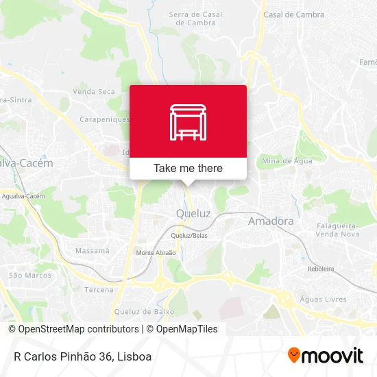 R Carlos Pinhão 36 map