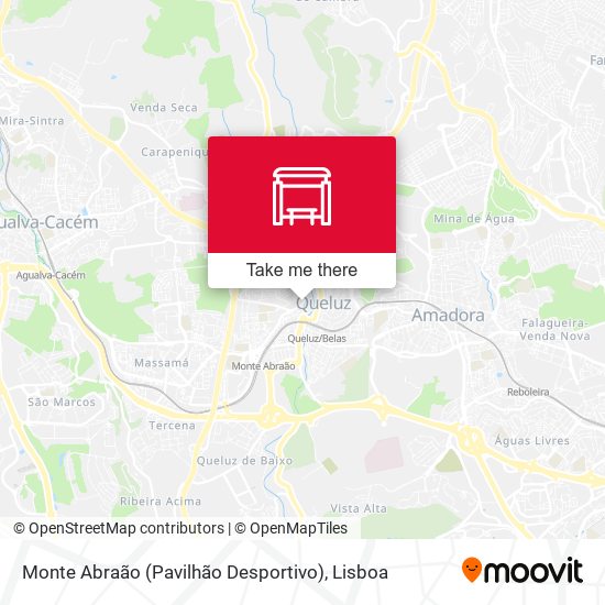 Monte Abraão (Pavilhão Desportivo) mapa