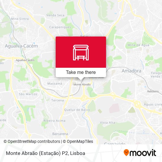 Monte Abraão (Estação) P2 map