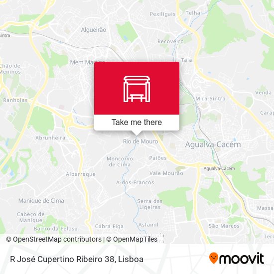 R José Cupertino Ribeiro 38 map