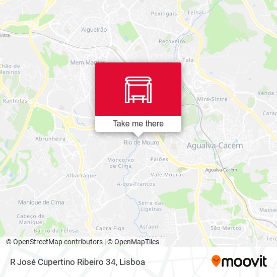 R José Cupertino Ribeiro 34 map