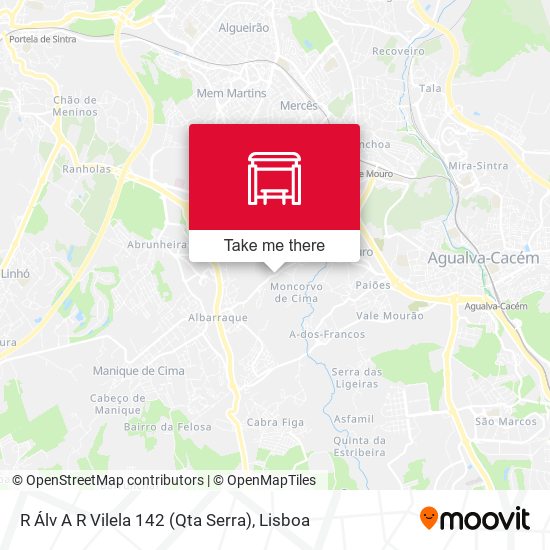 R Álv A R Vilela 142 (Qta Serra) mapa