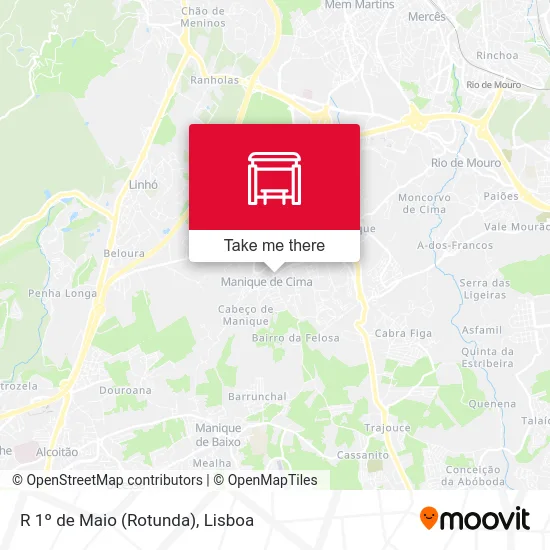 R 1º de Maio (Rotunda) map