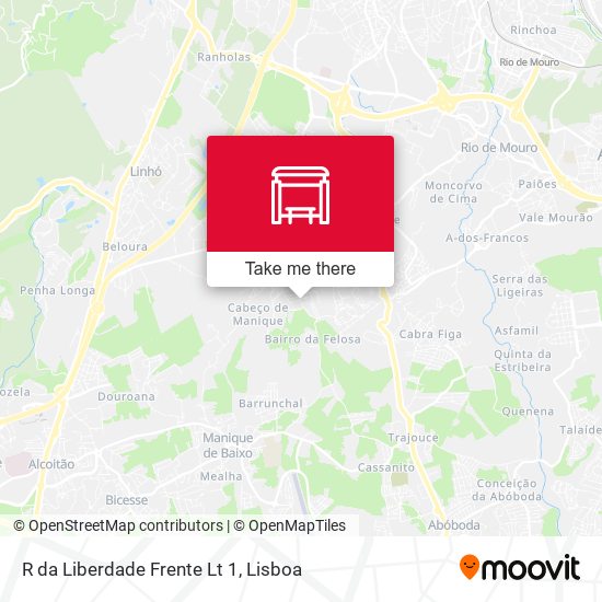 R da Liberdade Frente Lt 1 map