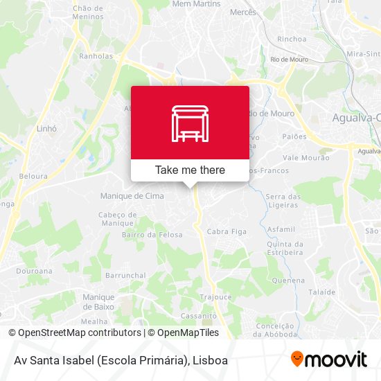 Av Santa Isabel (Escola Primária) map