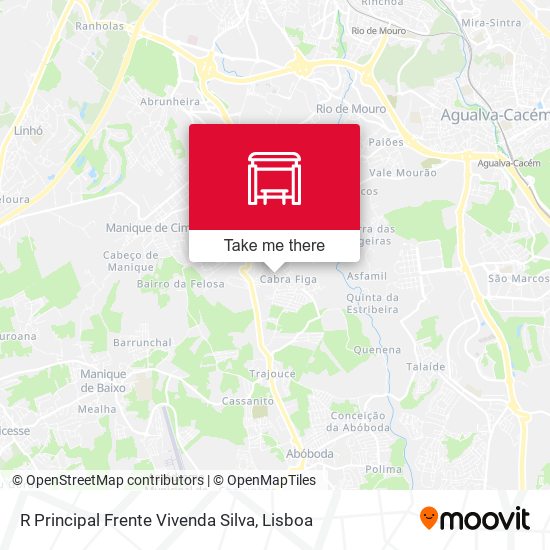 R Principal Frente Vivenda Silva mapa