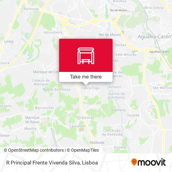 R Principal Frente Vivenda Silva map