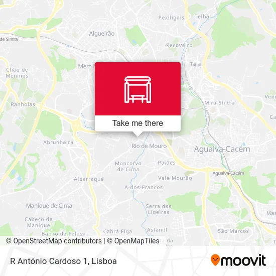 R António Cardoso 1 map