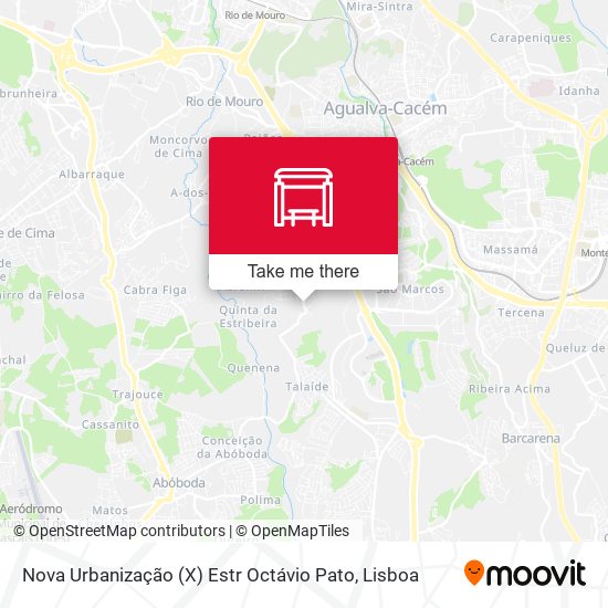 Nova Urbanização (X) Estr Octávio Pato map