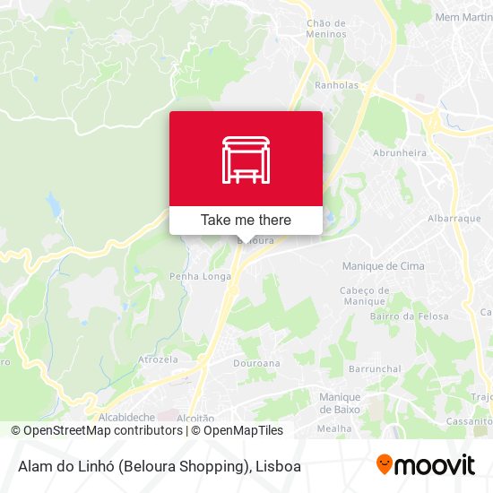 Alam do Linhó (Beloura Shopping) mapa