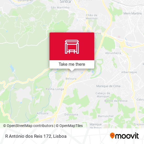 R António dos Reis 172 map